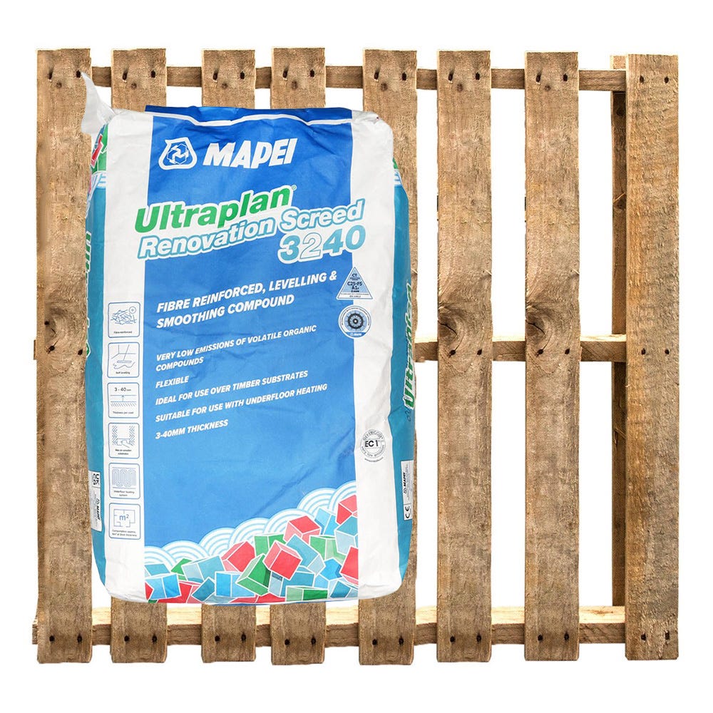 Mapei Ultraplan Renovation Screed 3240 25kg Pack of 40