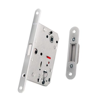 Polaris 2XT Magnetic Euro Sashlock 60mm Backset Satin Chrome
