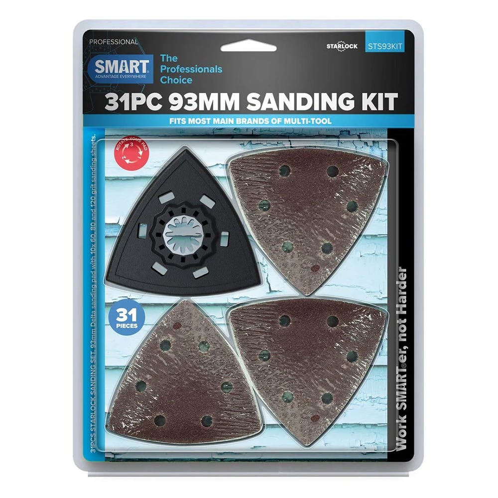 Smart Starlock 31 Piece Multi Tool Sanding Kit