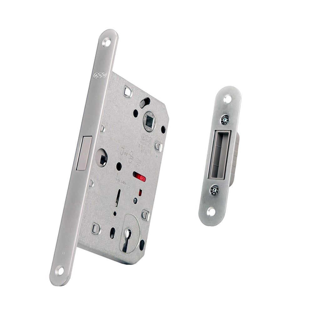 Polaris 2XT Magnetic Key Lock 60mm Backset Satin Chrome