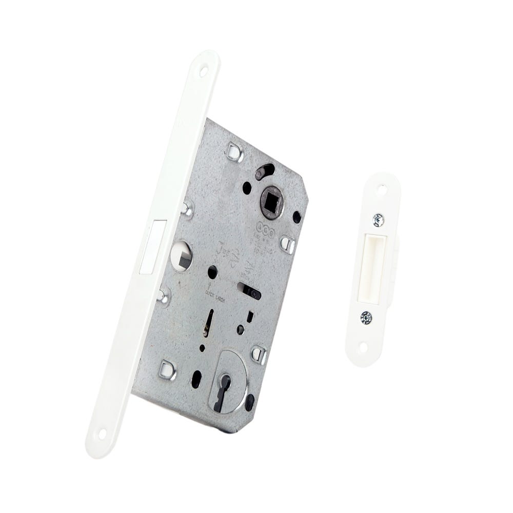 Polaris 2XT Magnetic Key Lock 60mm Backset Matt White