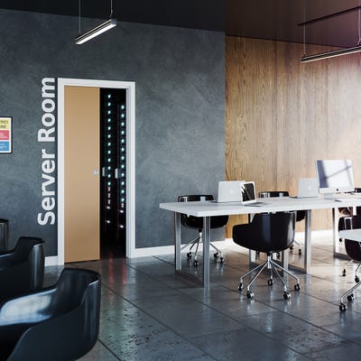 Ermetika EvoKit Single Fire Rated Pocket Door System 1981 x 762 x 100mm EEFSCUK5