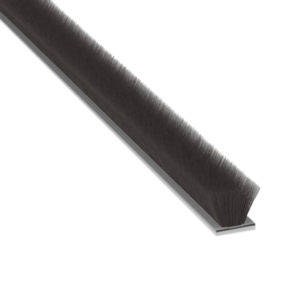 Stormguard Self Adhesive Draught Excluder with Brush Pile 5m Brown