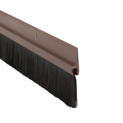 Stormguard PVC Bottom Door Seal Brush 914mm Brown