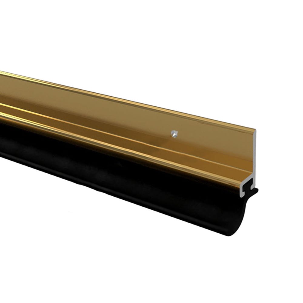 Stormguard Aluminium Heavy Duty Screw Around Door Seal Gold