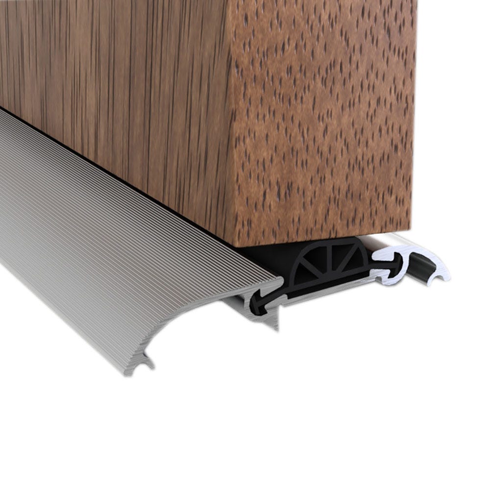 Stormguard Aluminium Compression Draught Excluder 914mm Millfinish