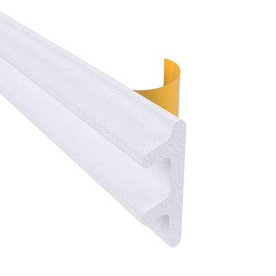 Stormguard Acoustic Silent Seal & Draught Excluder 6m White