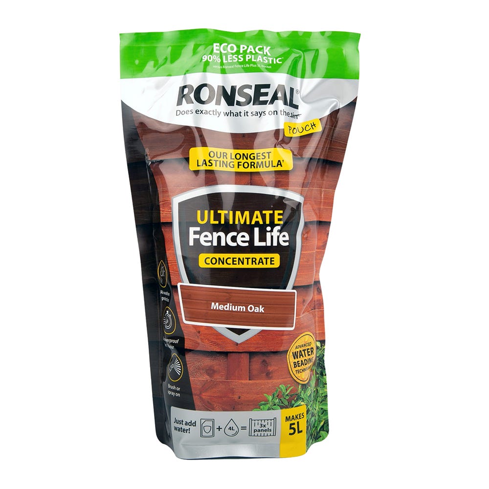 Ronseal Ultimate Fence Life Concentrate Medium Oak 950ml