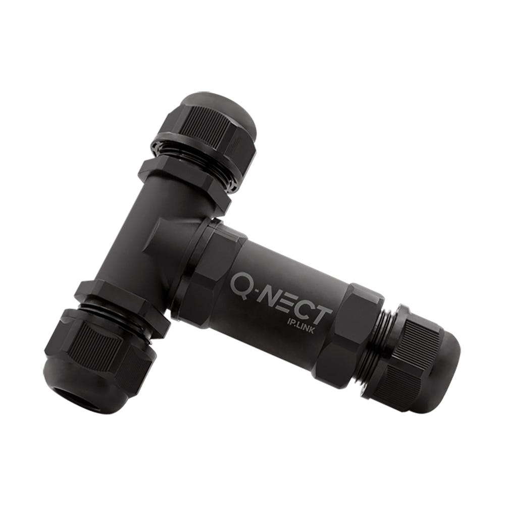 Q-Nect 24A 5 Pole 3 Way T-Connector IP68