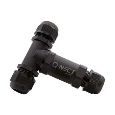 Q-Nect 24A 5 Pole 3 Way T-Connector IP68