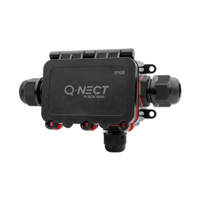 Q-Nect 24A 4 Pole 3 Way M16 & M20 Connection Box IP68