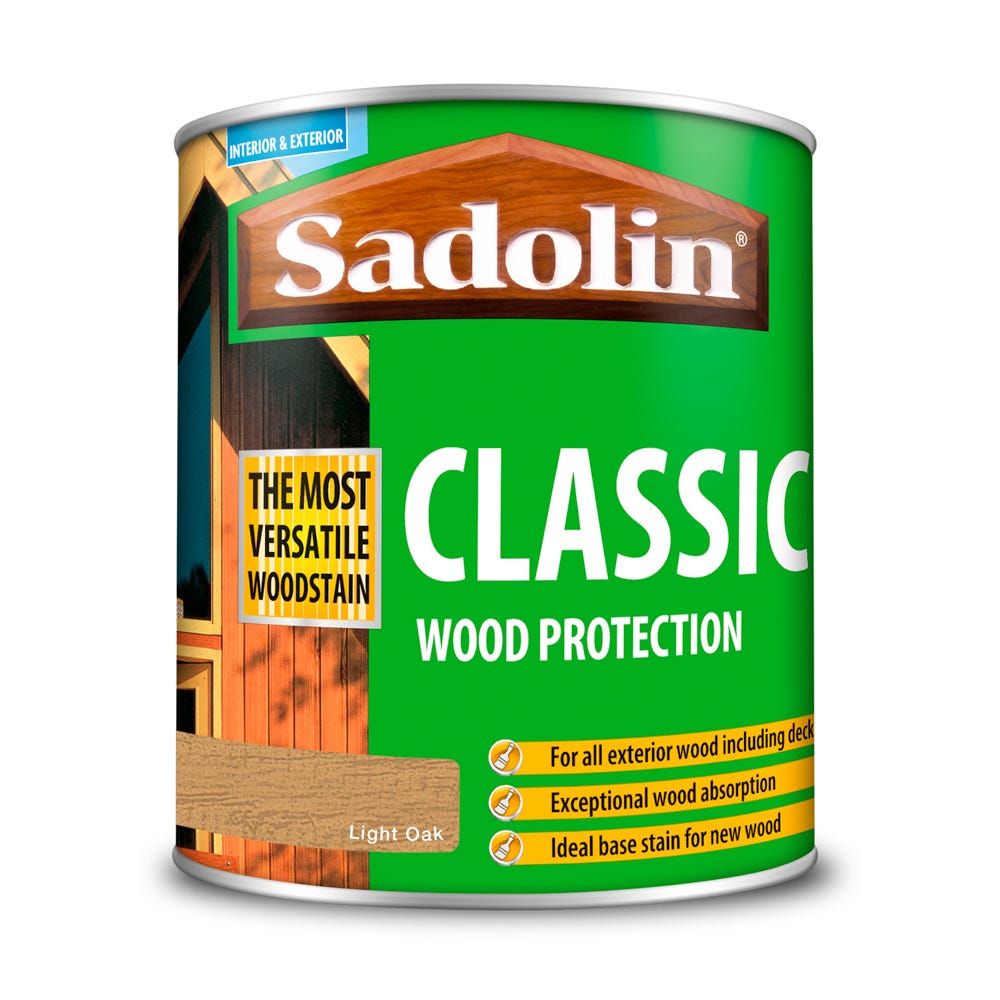 Sadolin Classic Woodstain Matt Light Oak 1L