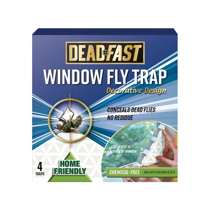 Westland Deadfast Fly Window Trap Chemical Free Pack of 4