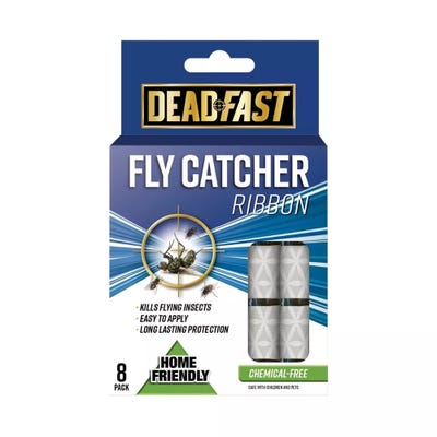 Westland Deadfast Fly Catcher Ribbons Chemical Free Pack of 8