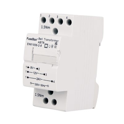 FuseBox Doorbell Transformer 8V 1A