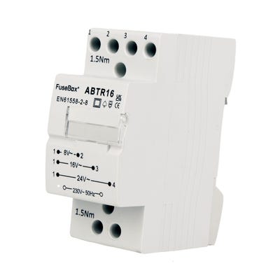 FuseBox Doorbell Transformer 8V-16V-24V 1A