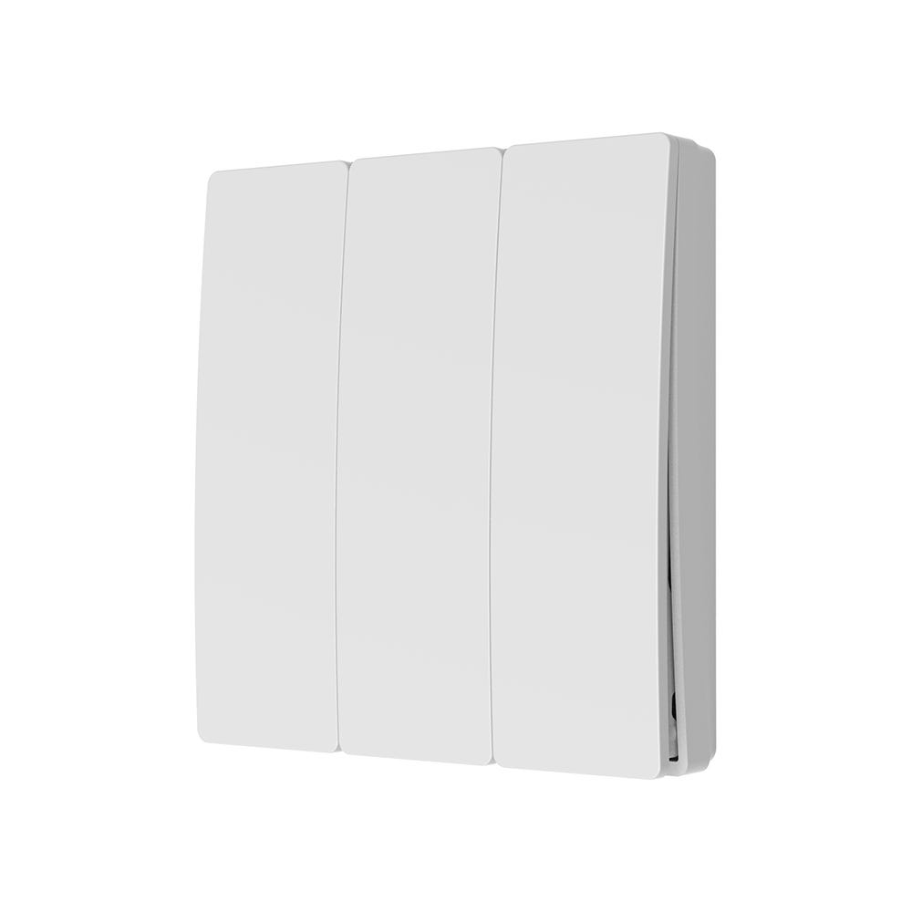 Culina Konect 3 Gang Kinetic Push Switch Matt White CUL-40035