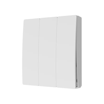 Culina Konect 3 Gang Kinetic Push Switch Matt White CUL-40035