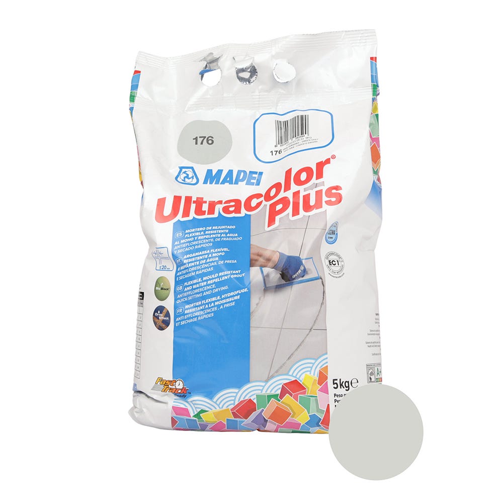 Mapei Ultracolor Plus Green Grey (176) Fast Set Tile Grout 5kg