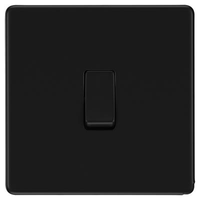 BG 20A 16AX Intermediate Light Switch Matt Black FFB13