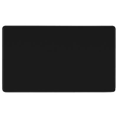 BG Screwless 2 Gang Blanking Plate Matt Black FFB95