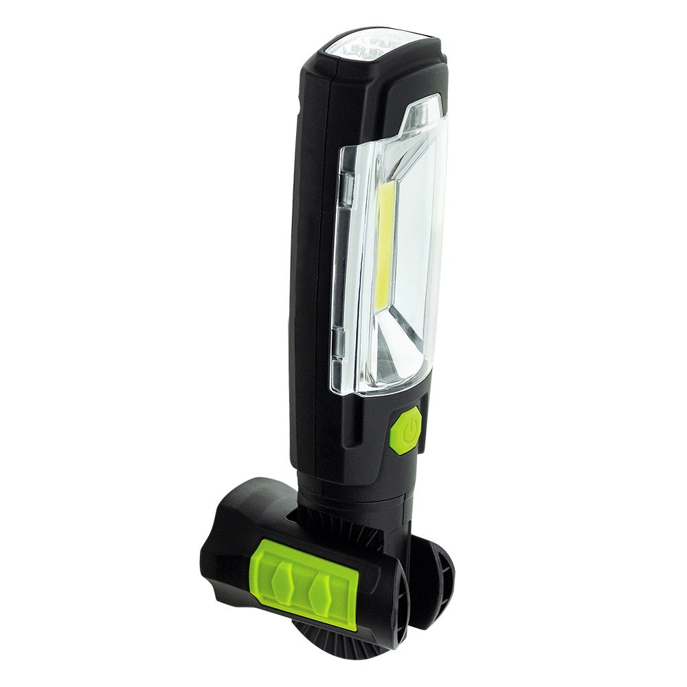 Luceco LED USB Rechargeable Swivel Torch 3W & Power Bank LILT30R65-02