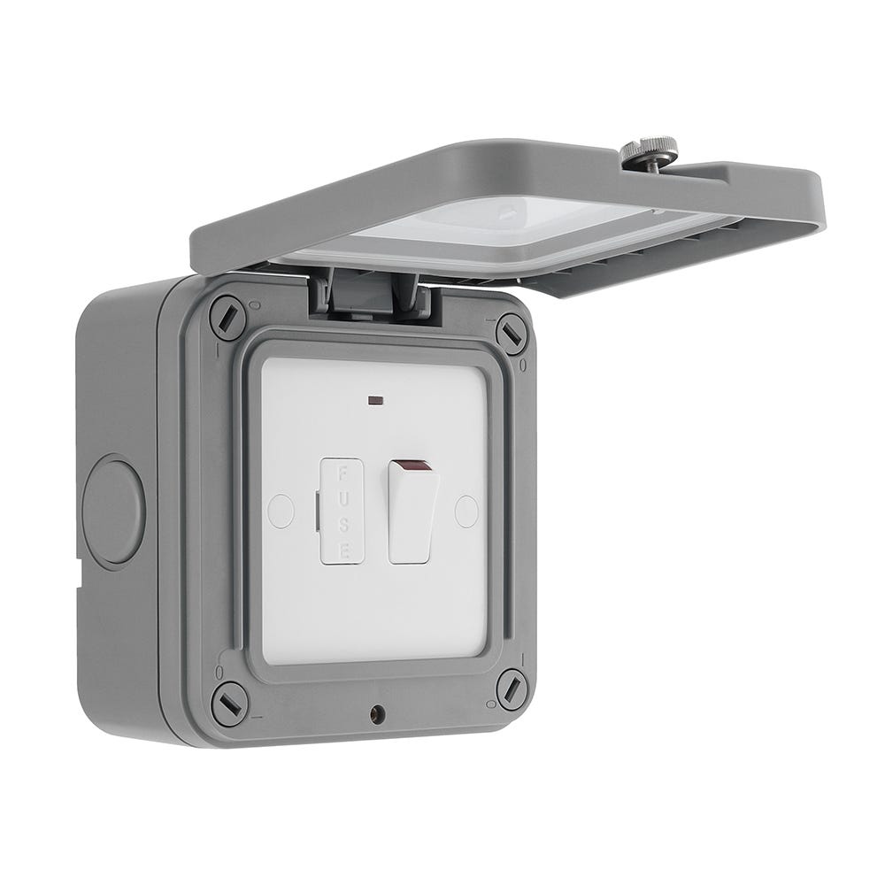 BG Storm 13A IP66 Weatherproof Neon Switched Fused Spur WP53