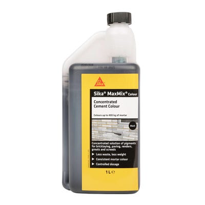 Sika MaxMix Cement Colour Black 1L