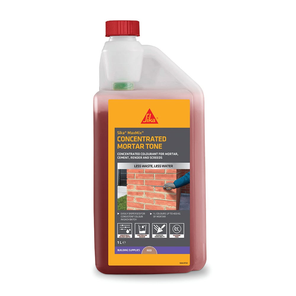 Sika MaxMix Concentrated Mortar Tone Red 1L