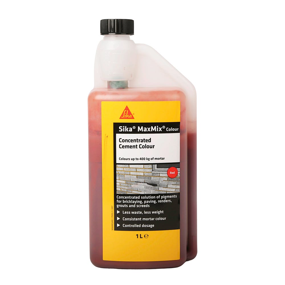 Sika MaxMix Cement Colour Red 1L