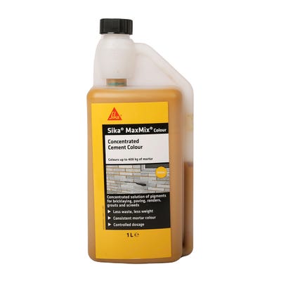 Sika MaxMix Cement Colour Yellow 1L