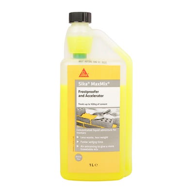 Sika MaxMix Frost Proofer & Accelerator Concentrate 1L