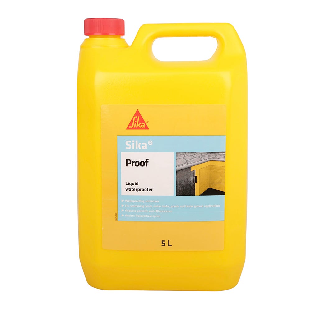 Product image for Sika Proof Liquid Waterproofer 5L