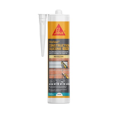 Sika SikaSeal Construction Ultra Silicone Sealant 300ml