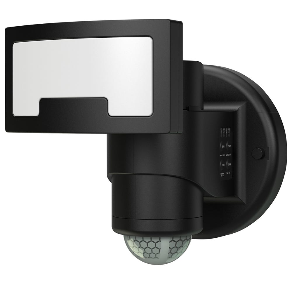 Philex SLx Robotic LED PIR Floodlight with Motion Tracking Black