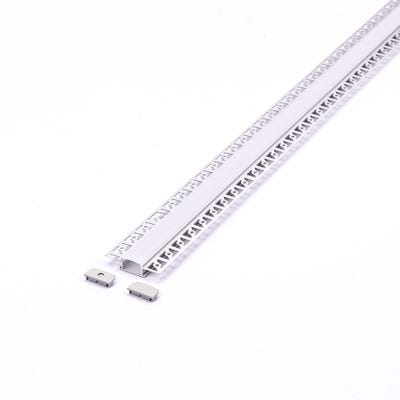 V-Tac LED Strip Aluminum Recessed Mounting Kit with Diffuser 2000mm VT-8101