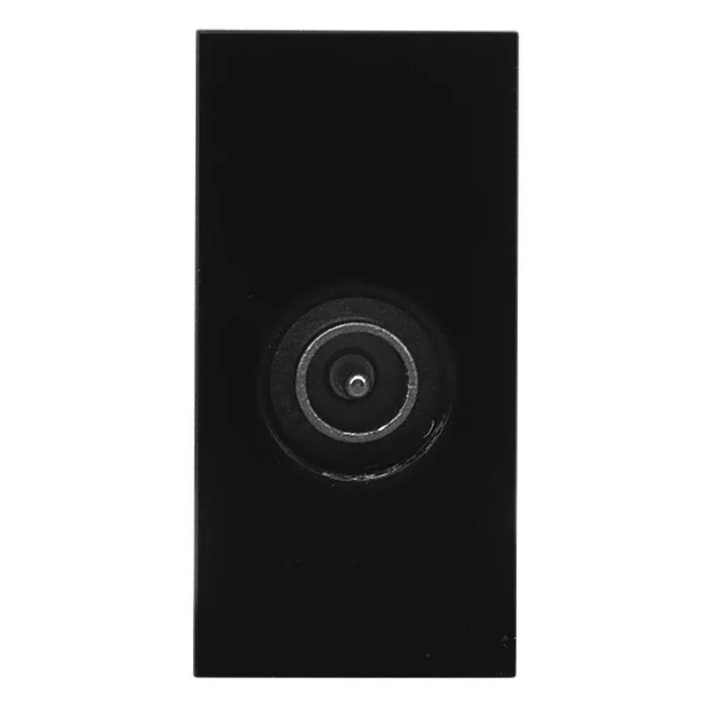 BG Euro Module IEC - Male TV Black EMTVMB-01