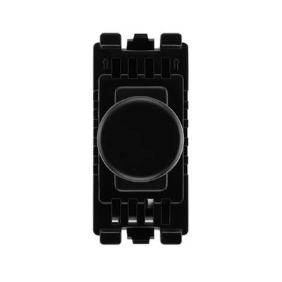 BG Grid 150W 1 Gang 2 Way Dimmer Module Matt Black RFBDLT