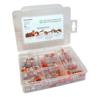 Wago 221 Series Compact Lever Case 85 Pieces