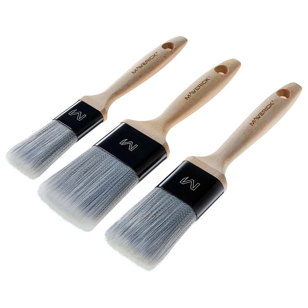 Maverick Series S Paint Brush Set Pack of 3 