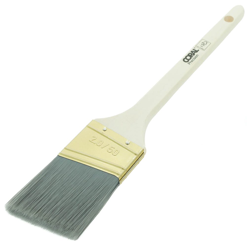 Coral Precision 2'' Angled Long Paint Brush