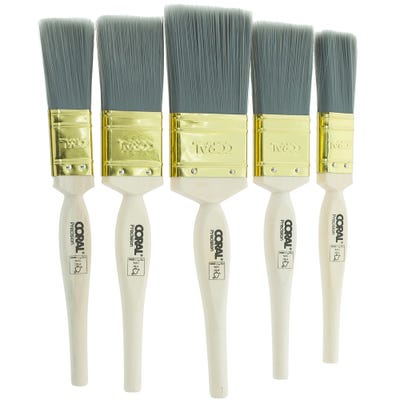 Coral Precision Paint Brush Set Pack of 5