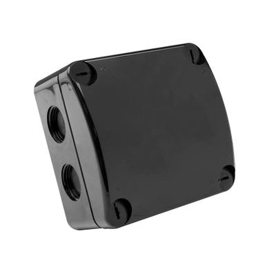 Q-Nect IP66 Weatherproof Enclosure 85 x 85 x 52mm Black