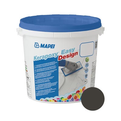 Mapei Kerapoxy Easy Design 2 Part Epoxy Grout Black (120) 3kg