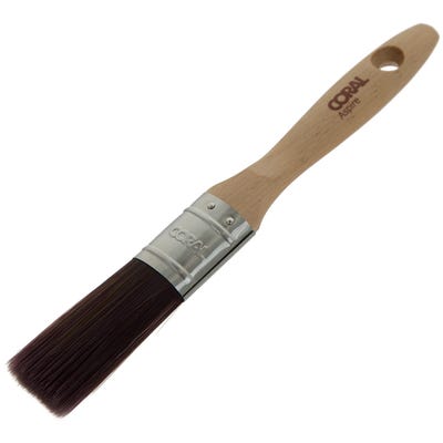 Coral Aspire 1'' Oval Paint Brush with Straight Cut