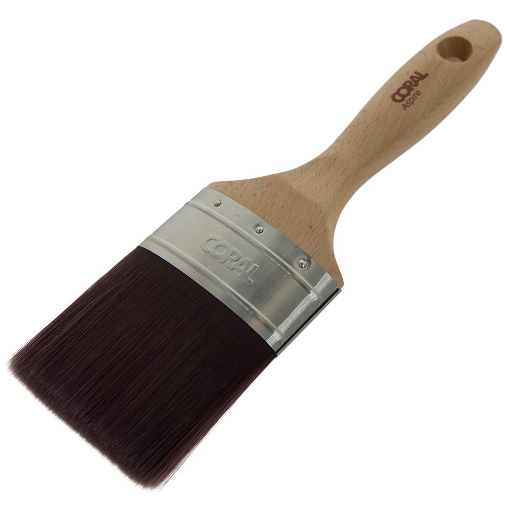 Coral Aspire 3'' Oval Paint Brush with Straight Cut
