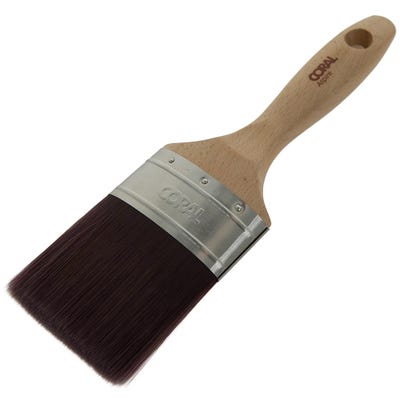 Coral Aspire 3'' Oval Paint Brush with Straight Cut