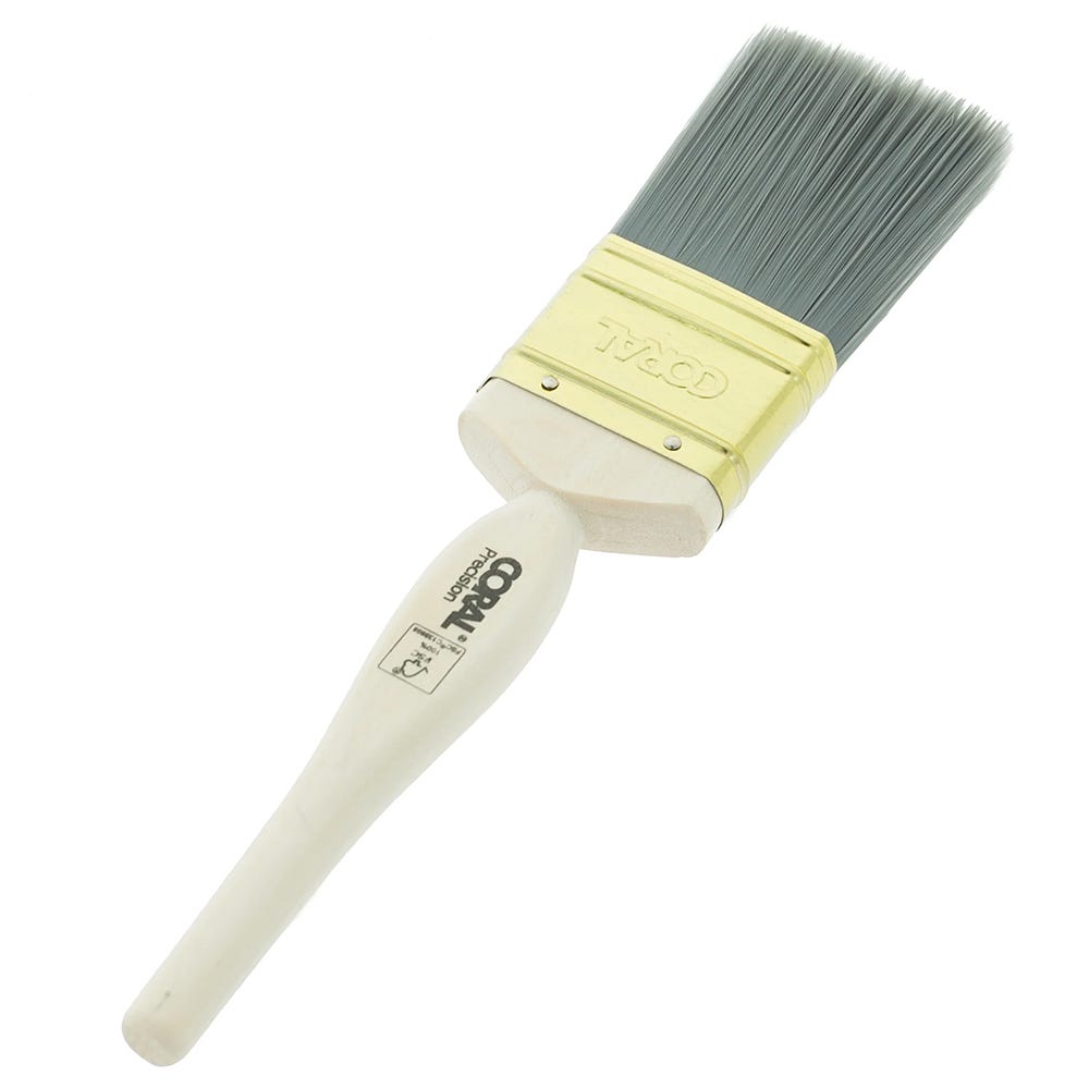 Coral Precision 2'' Paint Brush with Platinum Easy Clean Filaments