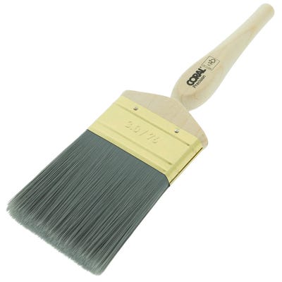 Coral Precision 3'' Paint Brush with Platinum Easy Clean Filaments