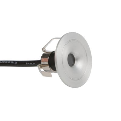 All LED 1W IP44 LED Mini Marker Light Brushed Aluminium 3000k AMKR020AL/30